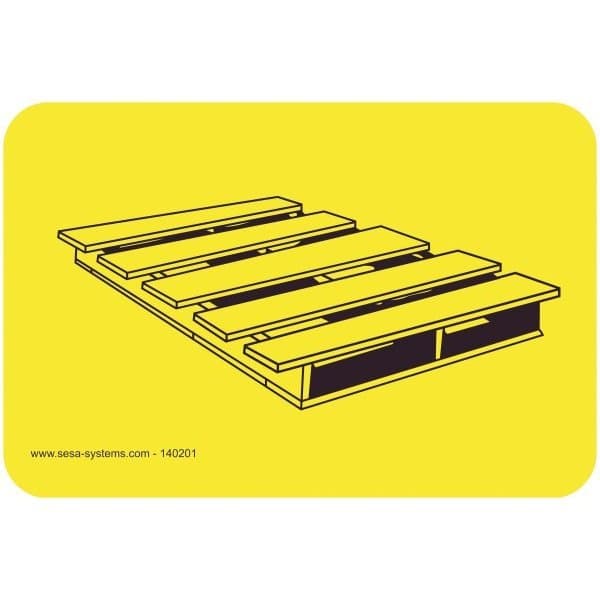 Lot de 2 pictogrammes adhésifs Palette EXTRA L 300 x H 200 mm Ep. 0,84 mm