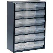 Casier Raaco CASIER 918-02 A 18 TIROIRS 150 417X306X1