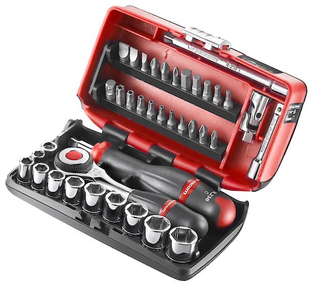 COFFRET DOUILLES 1/4' INCH-6PT