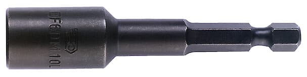 DOUILLE 1/4 MAGNET 6 PANS 10MM