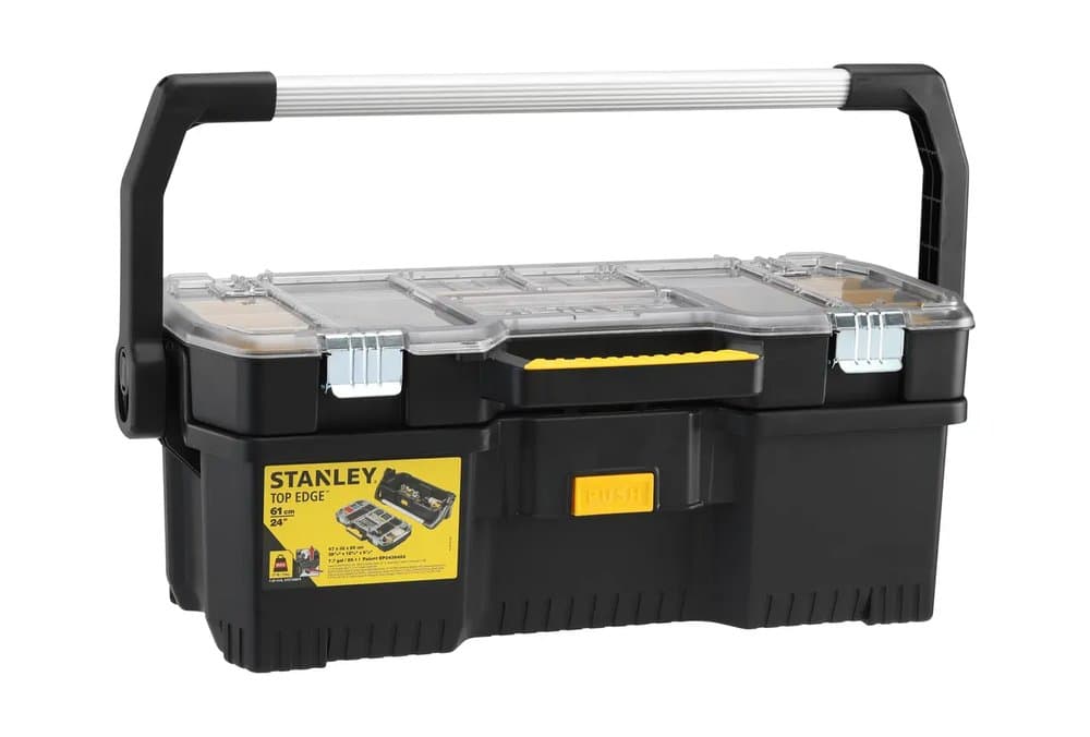 BOITE A OUTILS 60CM AVEC ORGANISEUR TRANSPARENT