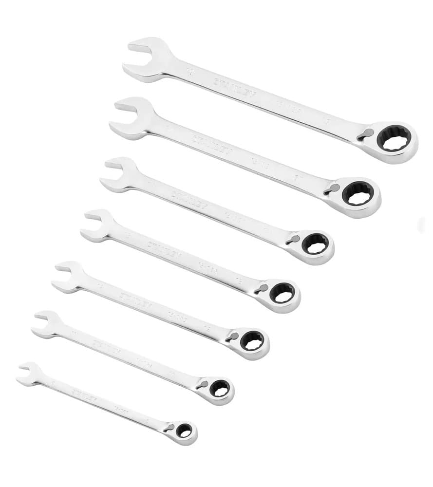 CLÉS MIXTES À CLIQUET RÉVERSIBLE FATMAX - JEU DE 7 PCS