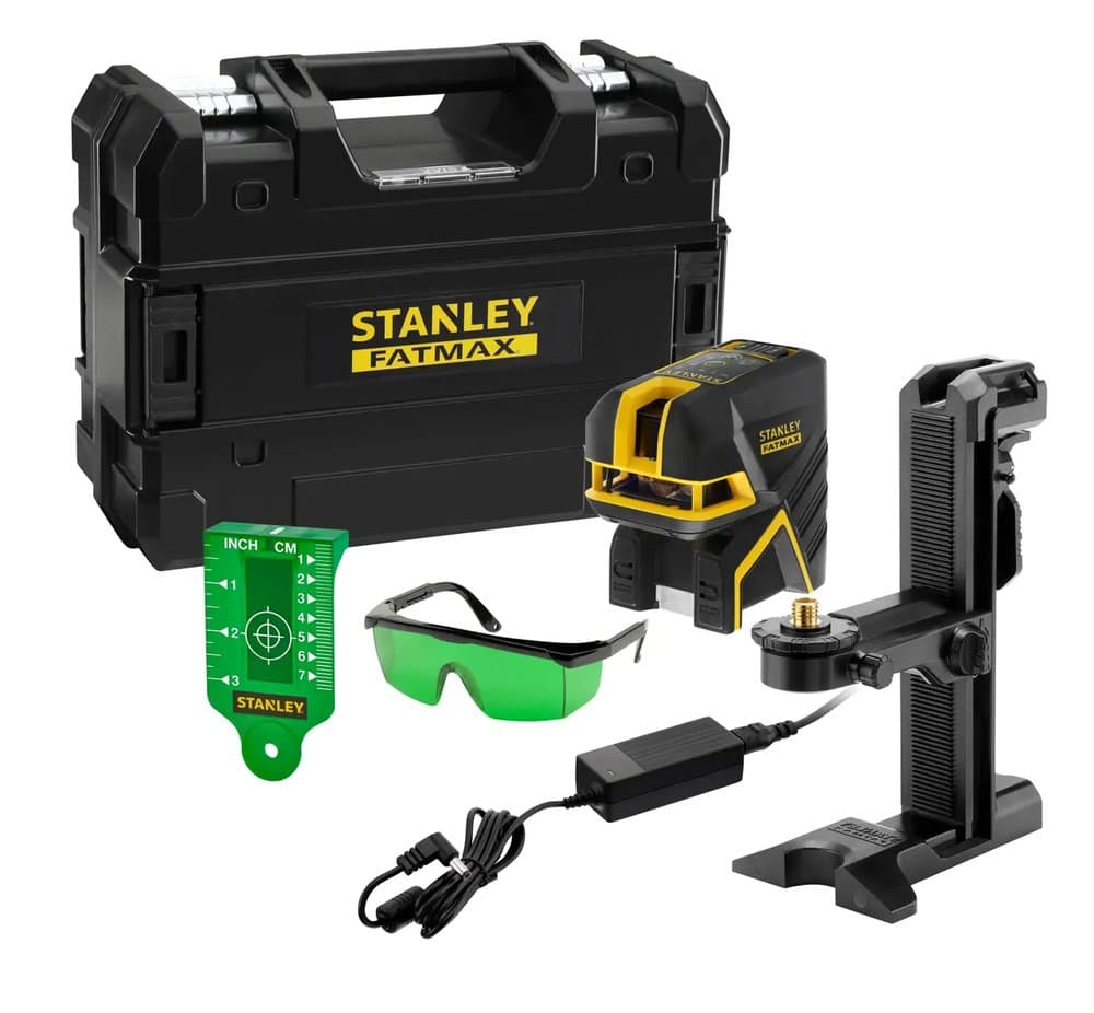 NIVEAU LASER CROIX + 2 POINTS - SCPG2 VERT - FATMAX (LI-ION)