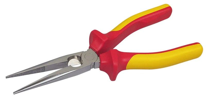 PINCE A BECS 1/2 RONDS LONGS 200MM ISOLEE 1000V