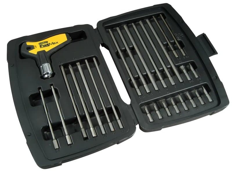 "JEU DE CLÉS A CLIQUET MANCHE ""T"" FATMAX - 27 PIECES"