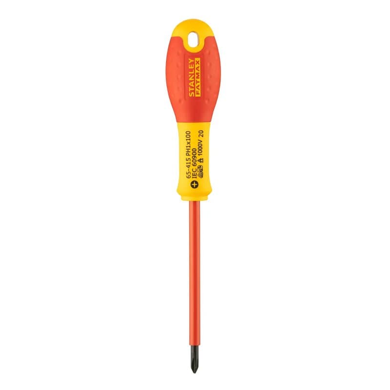 TOURNEVIS PHILLIPS ISOLE 1000V PH1X100MM FATMAX
