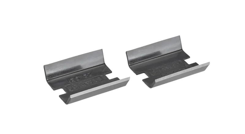 LAME DE RACLOIRS 25MM - CARTE 2 LAMES