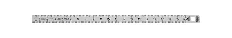 REGLET ACIER INOXYDABLE FLEXIBLE 20CM X 13MM