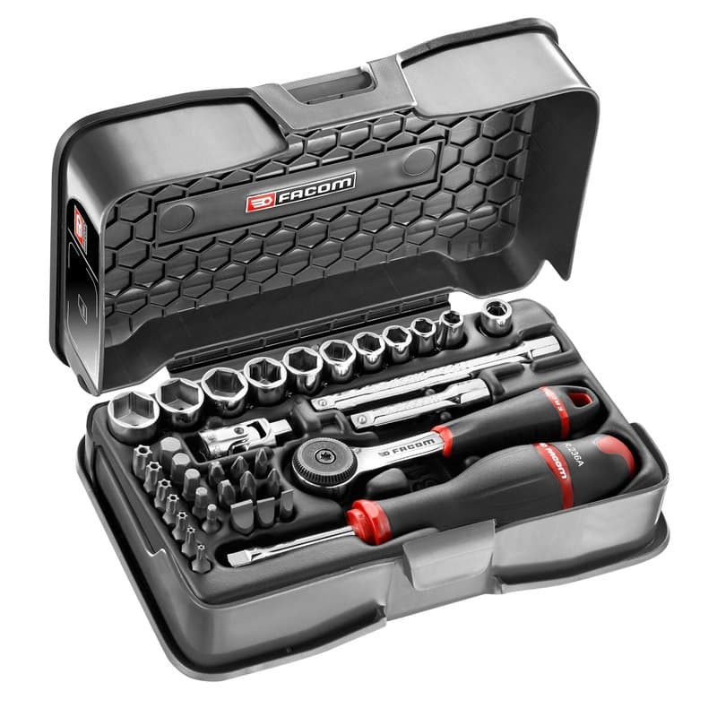 COFFRET DOUIL 1/4' 6P IN R.161B 37PC